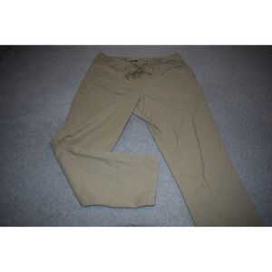 GAP Pants Mens XL Khaki Tan Elastic Waist Drawstrings Stretch Chino Cotton